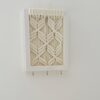Decorative Macrame Wall Key Holder Handwoven