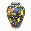 Decorative Persian Ceramic Vase Hand-Painted in Gol o Morgh Design