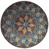 Decorative Pottery Wall Plate In Persian Minakari Handmade Enamelwork