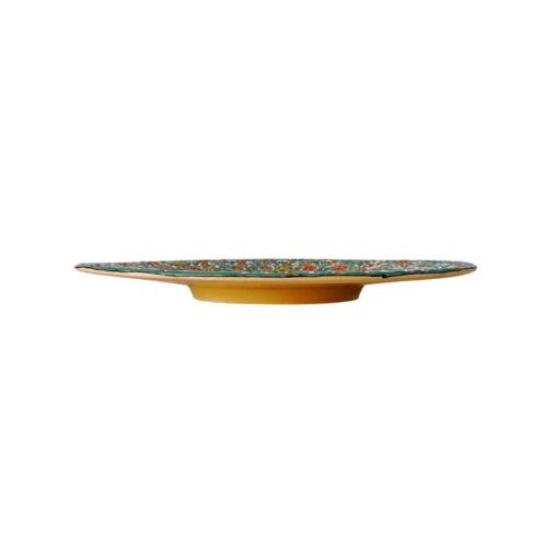 Decorative Pottery Plate In Persian Minakari Handmade Wall Decor