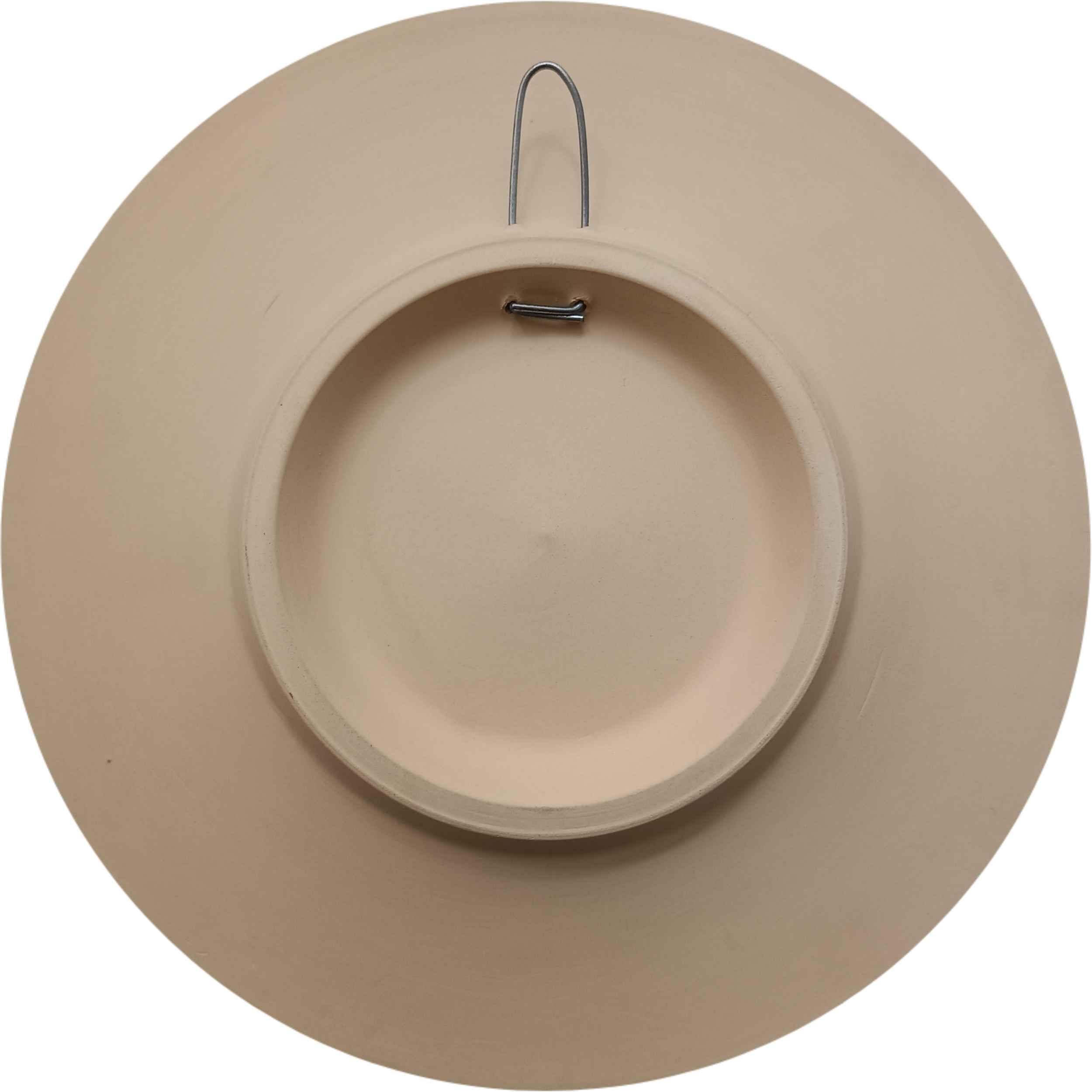 Decorative Pottery Plate for Table & Wall Decor in Whirling Dervish Design