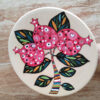 Decorative Pottery Plate in Minakari Persian Handicraft Pottery Art