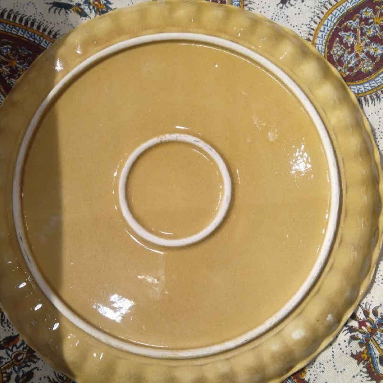 Decorative Pottery Tray in Birds & Flowers Design Handcrafted & HandPainted