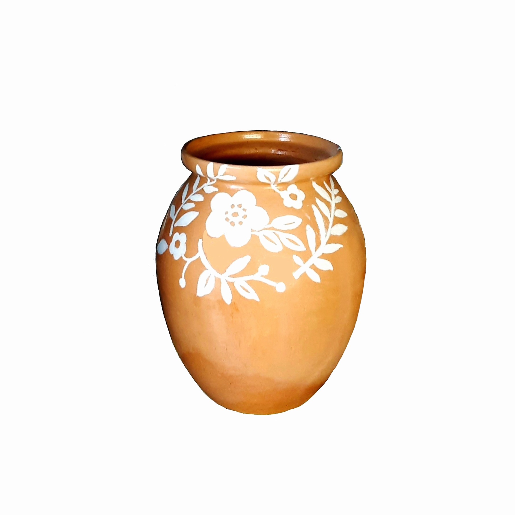 Decorative Pottery Vase Handpainted Artistic Home Decor