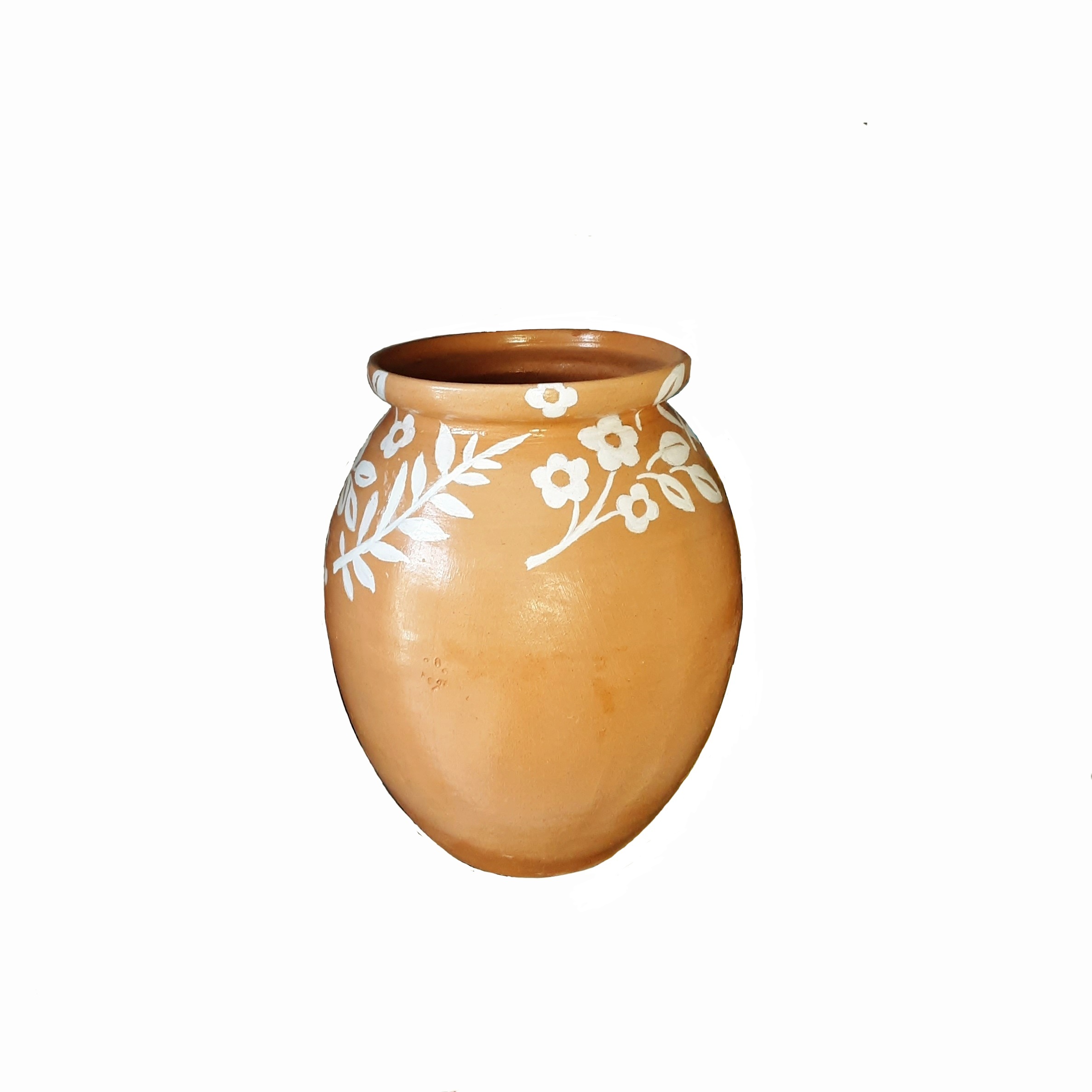 Decorative Pottery Vase Handpainted Artistic Home Decor