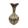 Decorative Pottery Vase with Persian Minakari Hand painted Enamel Art