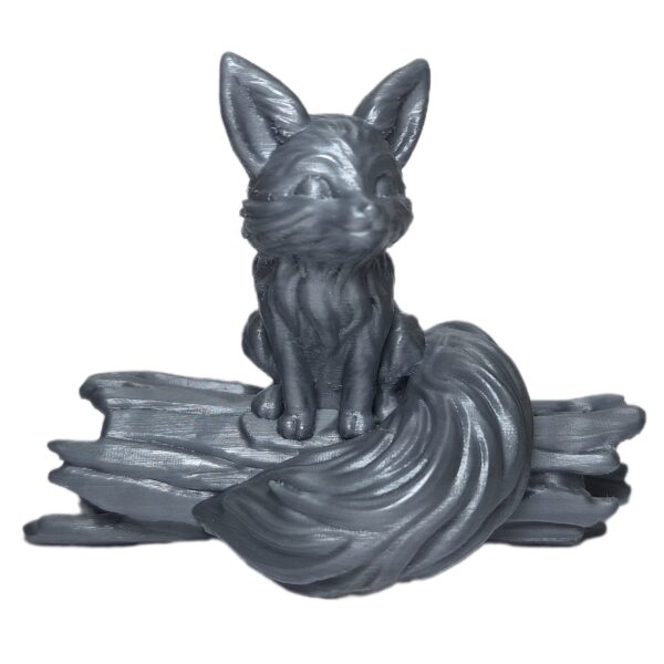 Decorative Sitting Fox on Tree Figurine - Charming Wildlife Sculpture