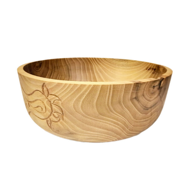 Decorative Wooden Bowl Rustic & Minimal for Home Decor