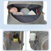 Diaper Bag with Side Pockets for Baby Accessories Model Bed Convertible