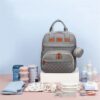 Diaper Bag with Side Pockets for Baby Accessories Model Bed Convertible
