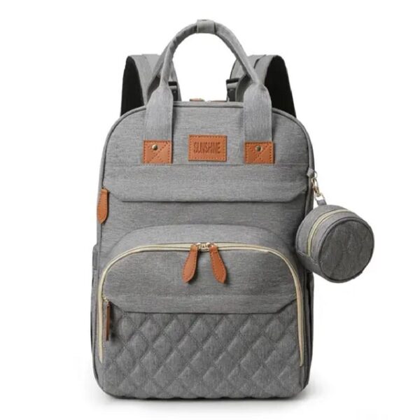 Diaper Bag with Side Pockets for Baby Accessories Model Bed Convertible