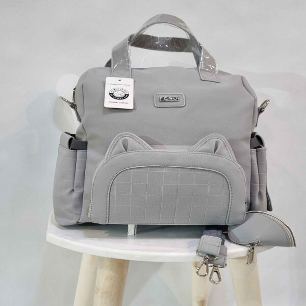 Diaper Bag with Side Pockets for Baby Accessories Model QZ Cat