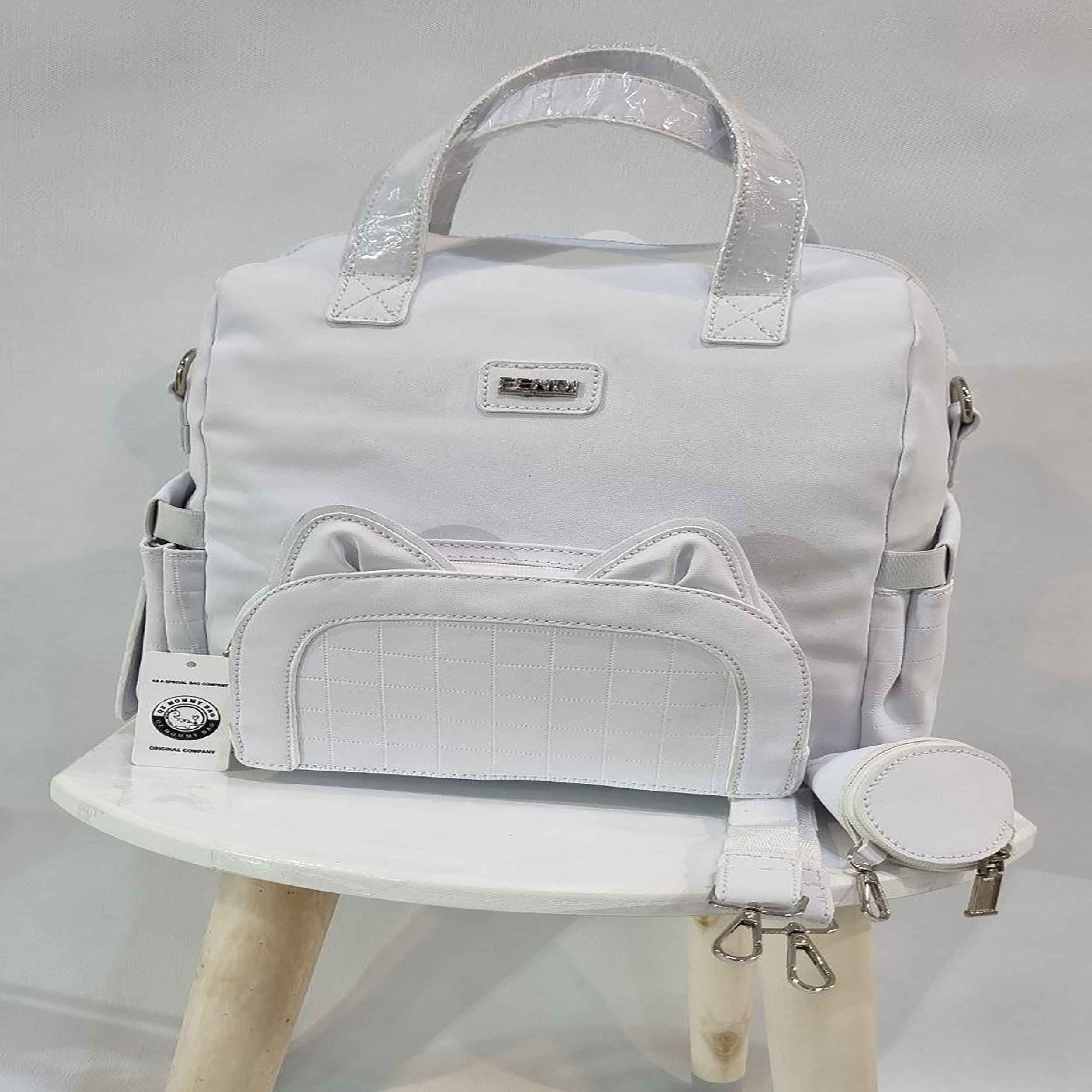 Diaper Bag with Side Pockets for Baby Accessories Model QZ Cat