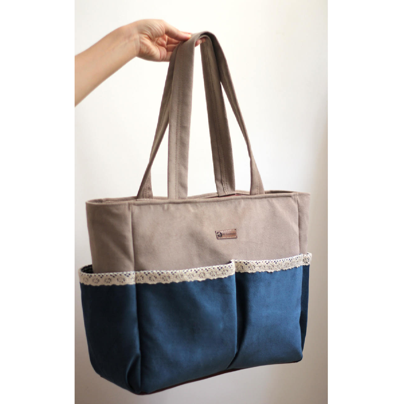 Diaper Bag with Side Pockets for Baby Accessories Model Royal