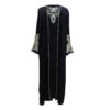 Embroidered Loose Fit Abaya for Muslim Women