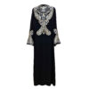 Embroidered Loose Fit Abaya for Muslim Women