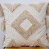 Punch Needle Cushion Cover - Embroidered Handcrafted Pillow Cases (Set of 2)