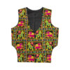 Embroidered Vest with Elephant Design for Women