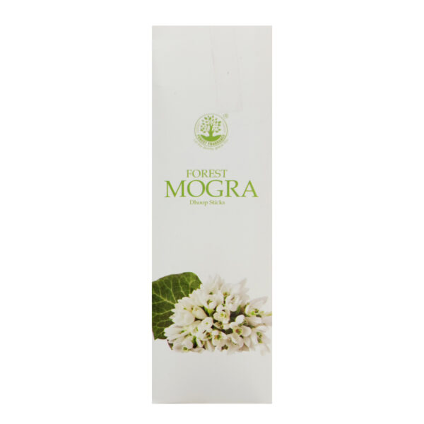 Forest Mogra Flower Incense Dhoop Sticks - Handmade, 20 Sticks (Pack of 4)