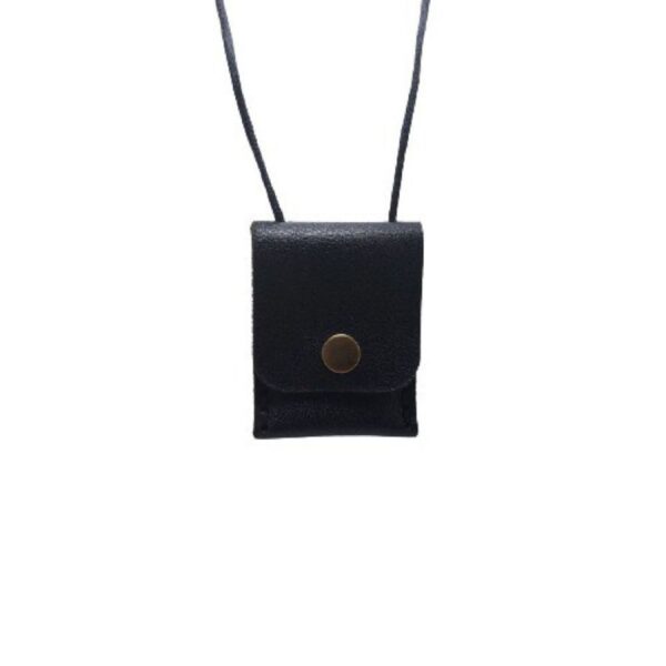 Taweez Neck Pouch - Genuine Leather Amulet Holder - Spiritual Protection