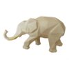 Geometric Elephant Cubism Figurine - Abstract Resin Ornament