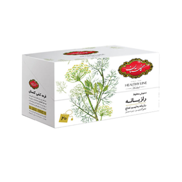 Golestan Fennel Herbal Tea Blend - Pack of 20 (5 Packs)