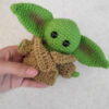 Amigurumi Crochet Stuffed Grogu Animal – Baby Yoda Plush Toy