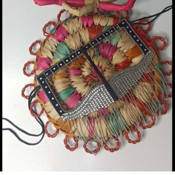 Handcrafted Battoulah Mask - Gulf Burqa Model Maryam