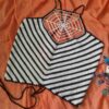 Handwoven Crochet Crop Top with Unique Spider Web Design for Women