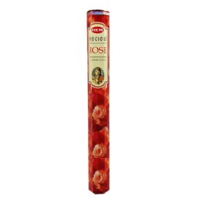 Hem Rose Incense Sticks – 20 Sticks (Pack of 4)
