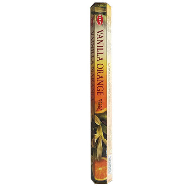 Hem Vanilla Orange Incense Sticks - 20 Sticks (Pack of 4)
