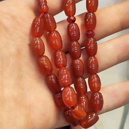 Islamic Agate Rosary Crafted with 33 Prayer Beads Tasbih
