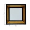 Islamic Decorative Ceramic Tile - Wall Art Surah Al-Hamd in Wooden Frame