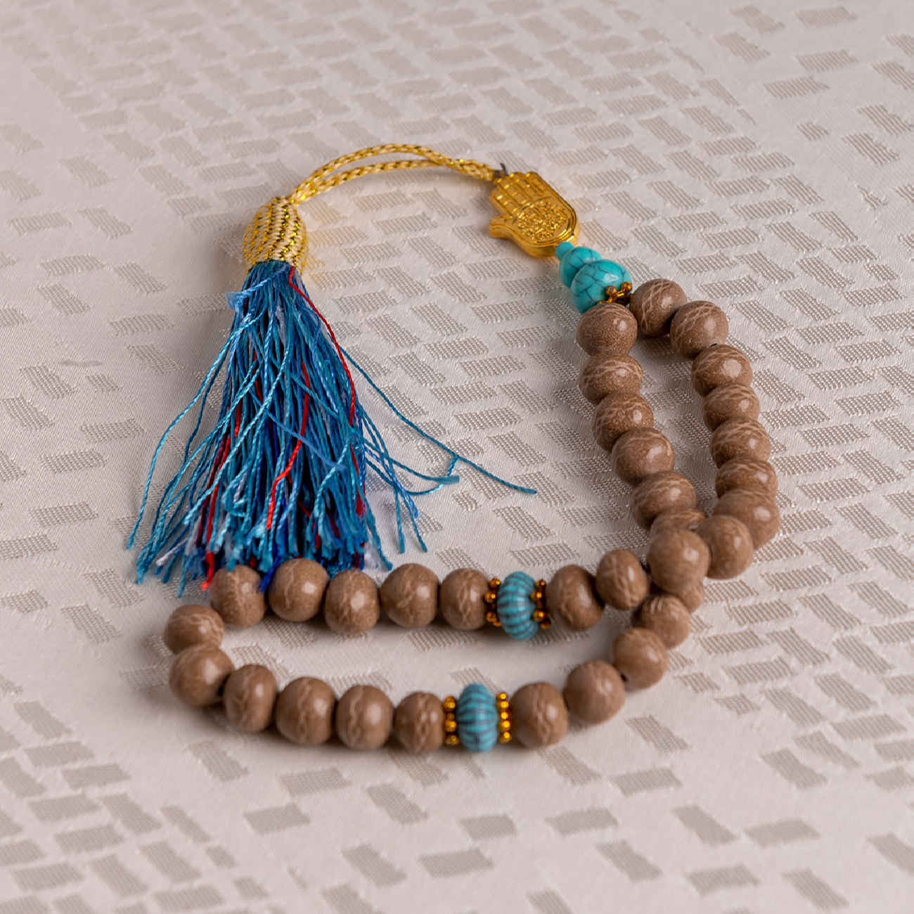 Islamic Karbala Tasbih with Khak-e-Shifa 33 Prayer Beads for Shia Moslem