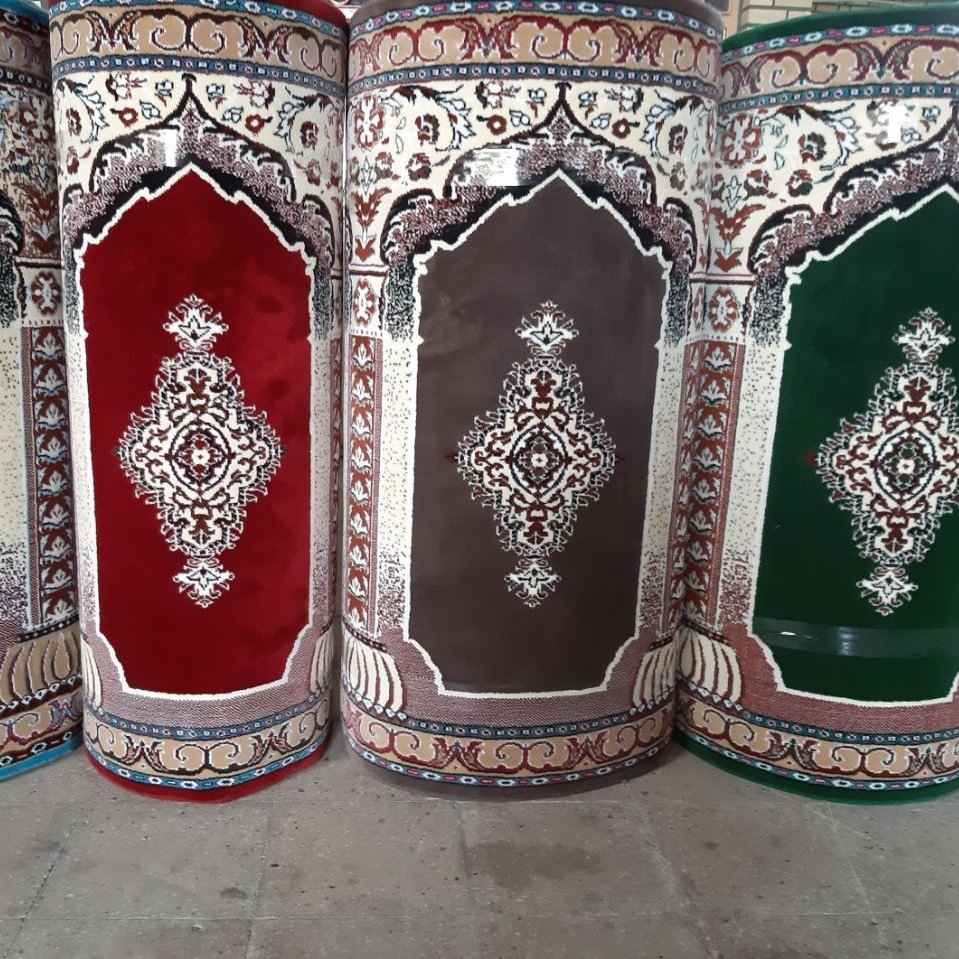 Islamic Mosque Carpet Brown Color - Premium Masjid Floor Covering, 5 Meters