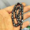 Islamic Natural Hematite Rosary Crafted with 33 Prayer Beads Muslim Tasbih
