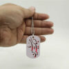 Islamic Steel Necklace with Labaik Ya Hussain Calligraphy Pendant