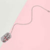 Islamic Steel Necklace with Labaik Ya Hussain Calligraphy Pendant