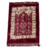 Islamic Orthopedic Prayer Rug in Velvet Janamaz Padded Sajadah