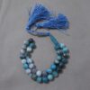 Islamic Sulemani Hakik Rosary Blue Prayer Beads Crafted with 33 Beads Tasbih