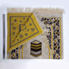 Islamic Velvet Prayer Rug Luxurious Padded Sajadah Janamaz