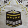 Islamic Velvet Prayer Rug Luxurious Padded Sajadah Janamaz