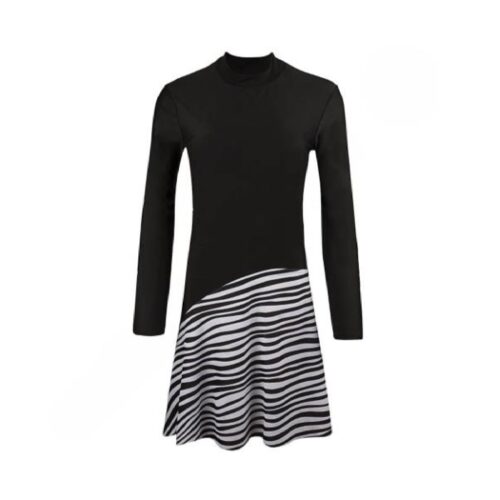 Islamic Women’s Modest Swimwear Set of 3 with Striped Design