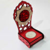 Islamic Wooden Table Top Candle Holder with Ya Abalfazl Design Set of 10