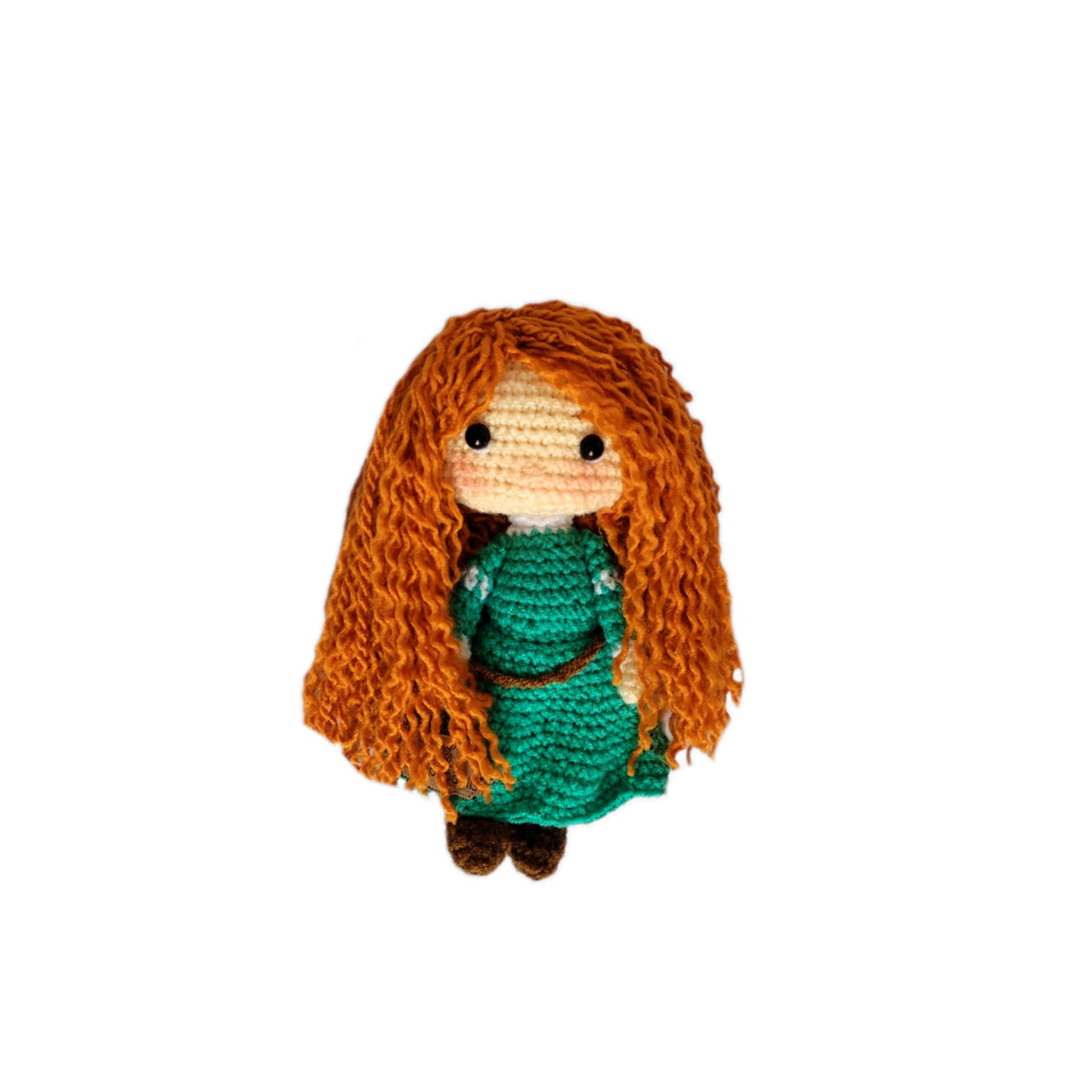 Amigurumi Handmade Crochet Doll – Merida Design | Soft Plush Stuffed Toy