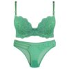Lingerie Set Padded Bra & Thong Guipure for Women