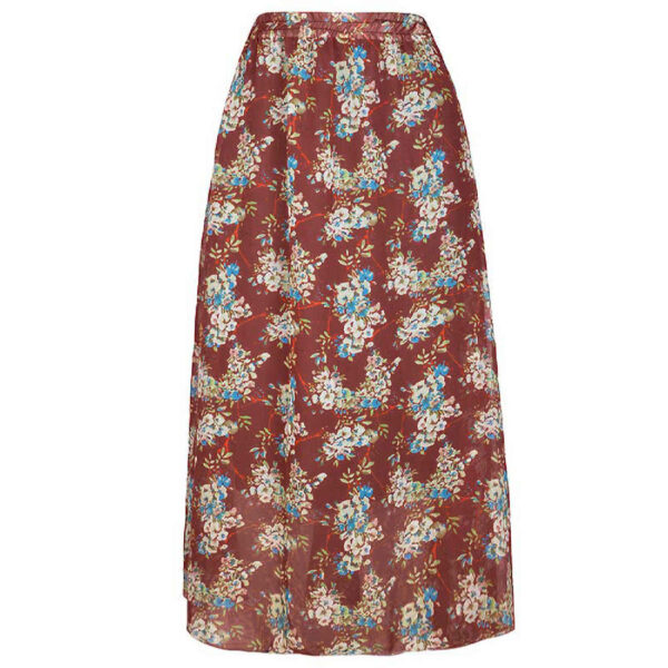 Long Skirt with Floral Design for Women