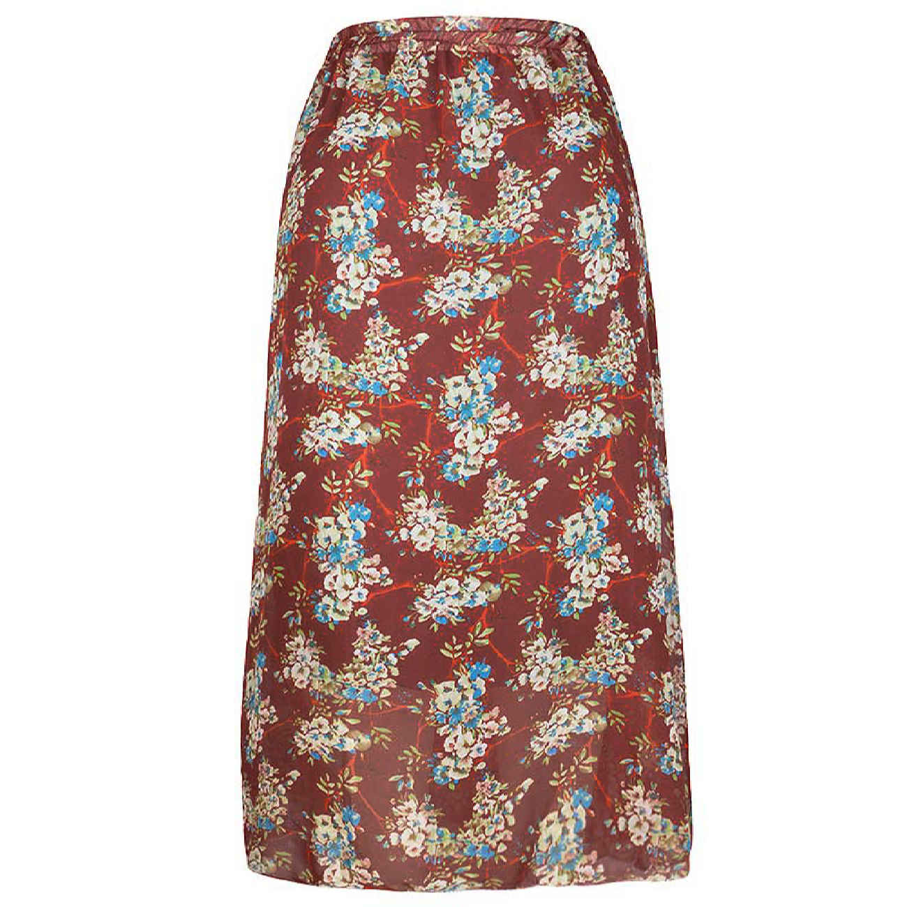 Long Skirt with Floral Design for Women