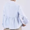 Long Sleeve Peplum Blouse for Women