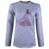 Long Sleeve T-Shirt for Women with Floral Printed Design